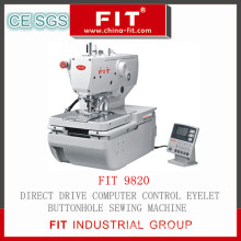 Direct Drive Computer Control Eyelt Buttonhole Sewing Machine (9820)